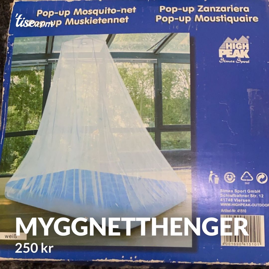 Myggnetthenger