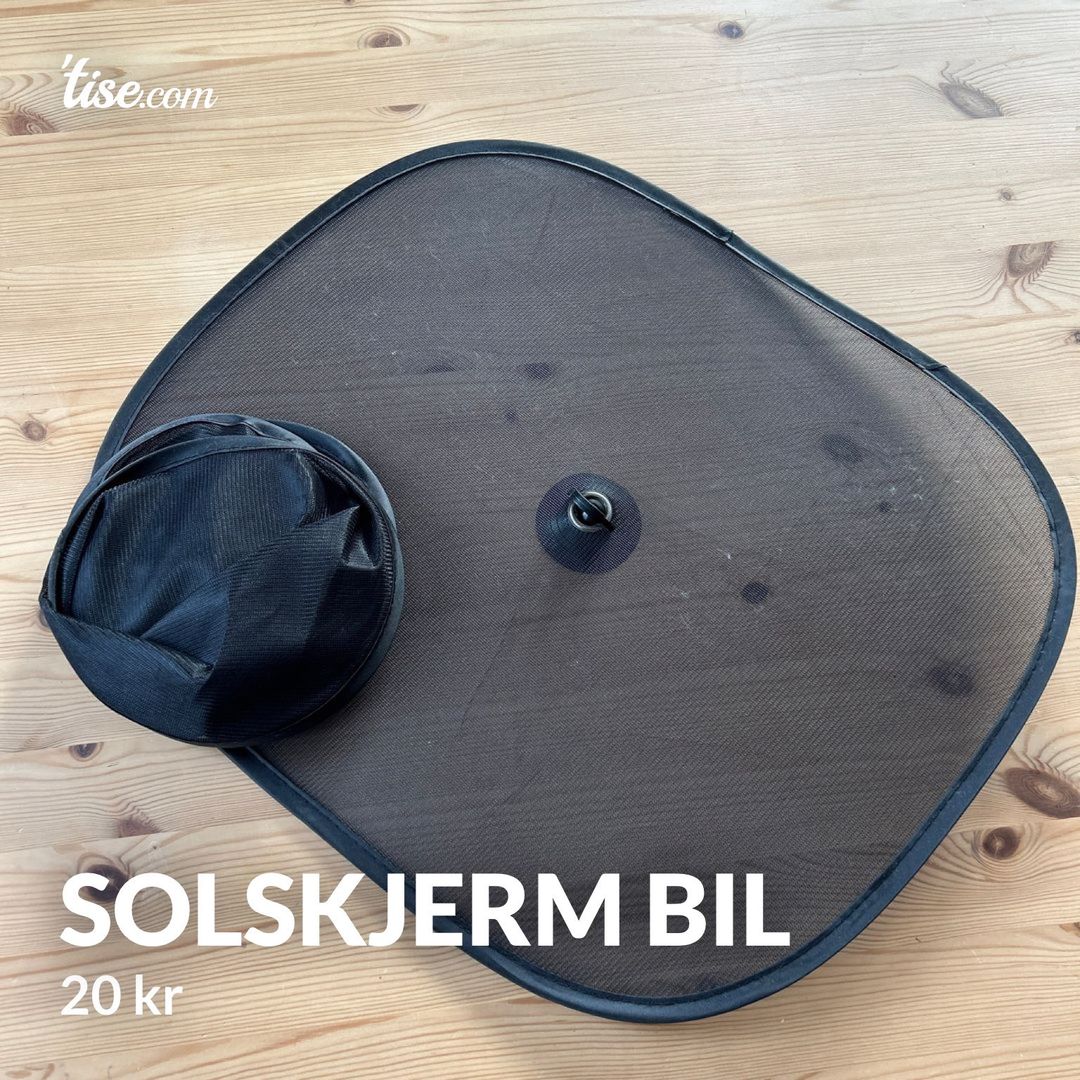 Solskjerm bil