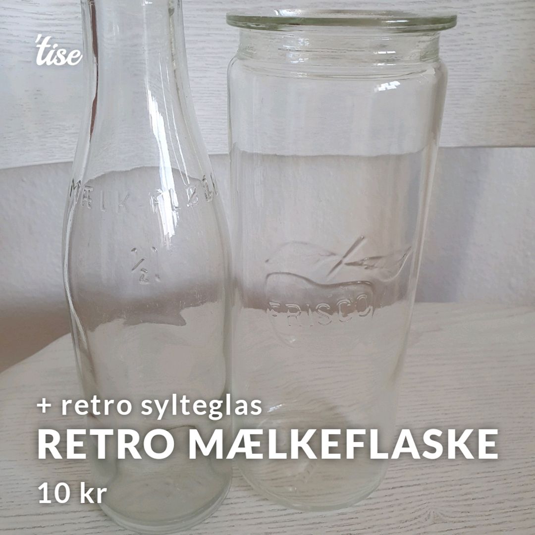 Retro mælkeflaske