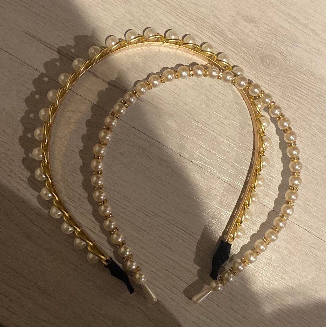 2 Pearl headband