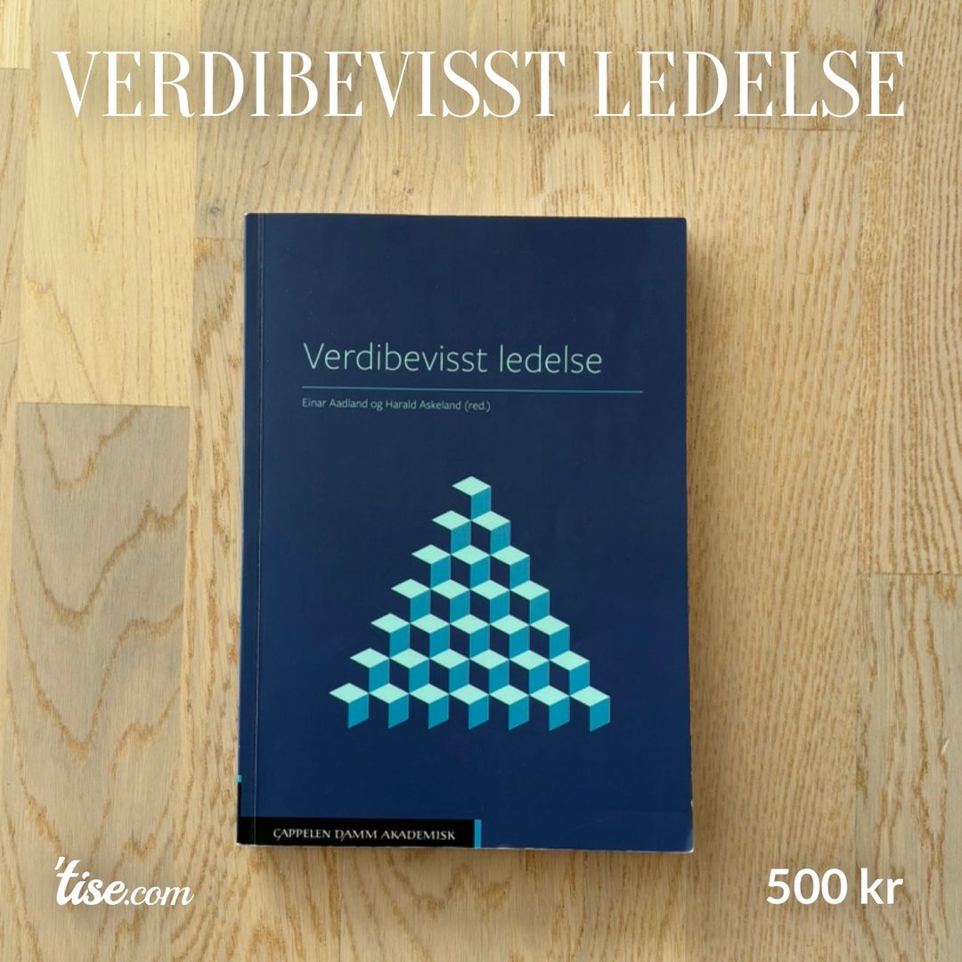 Verdibevisst ledelse