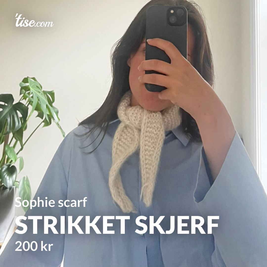 Strikket skjerf