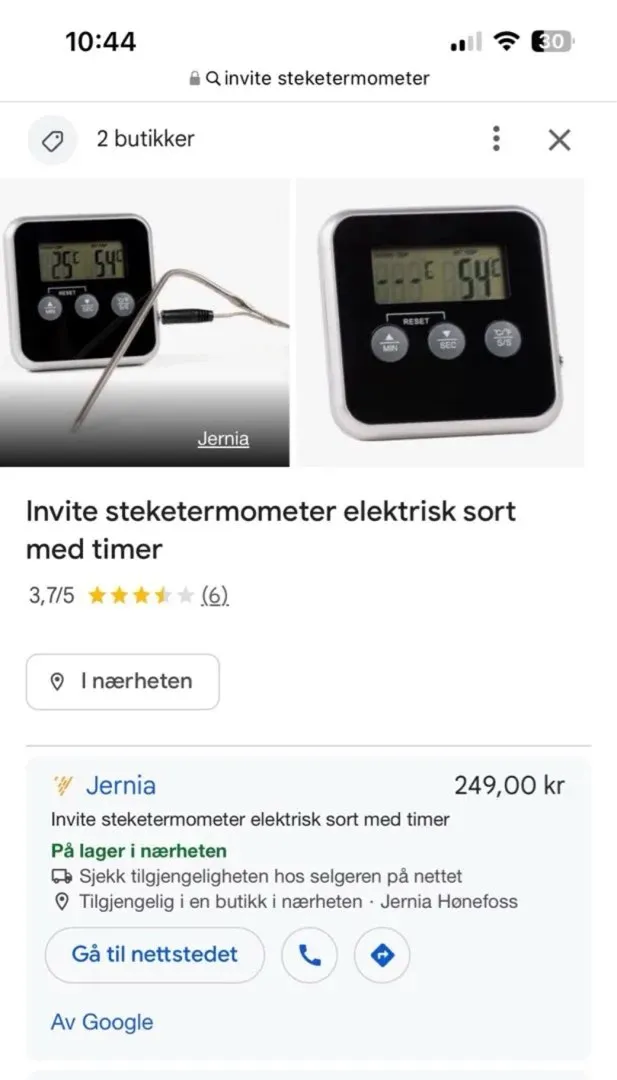 Steketermometer