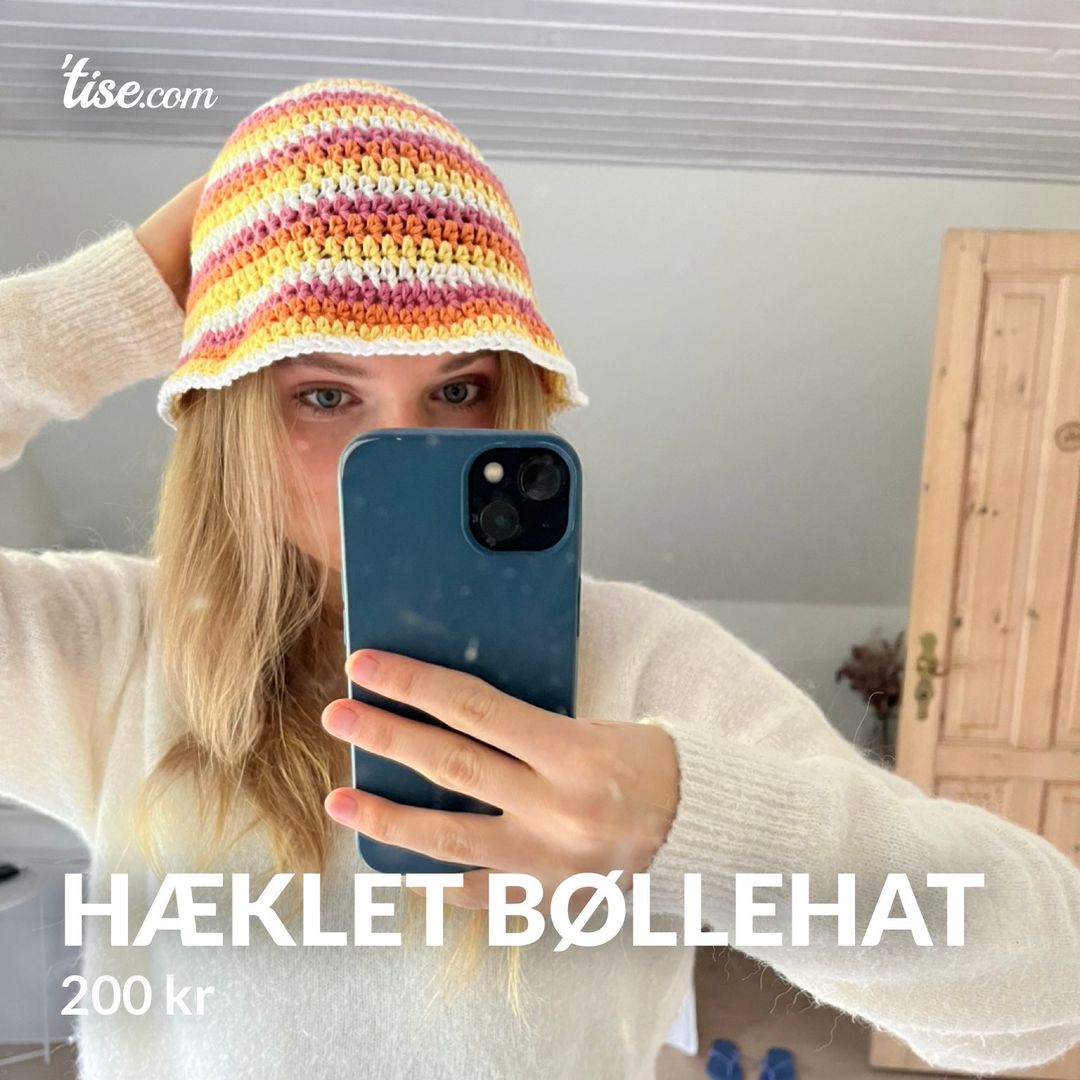 Hæklet bøllehat