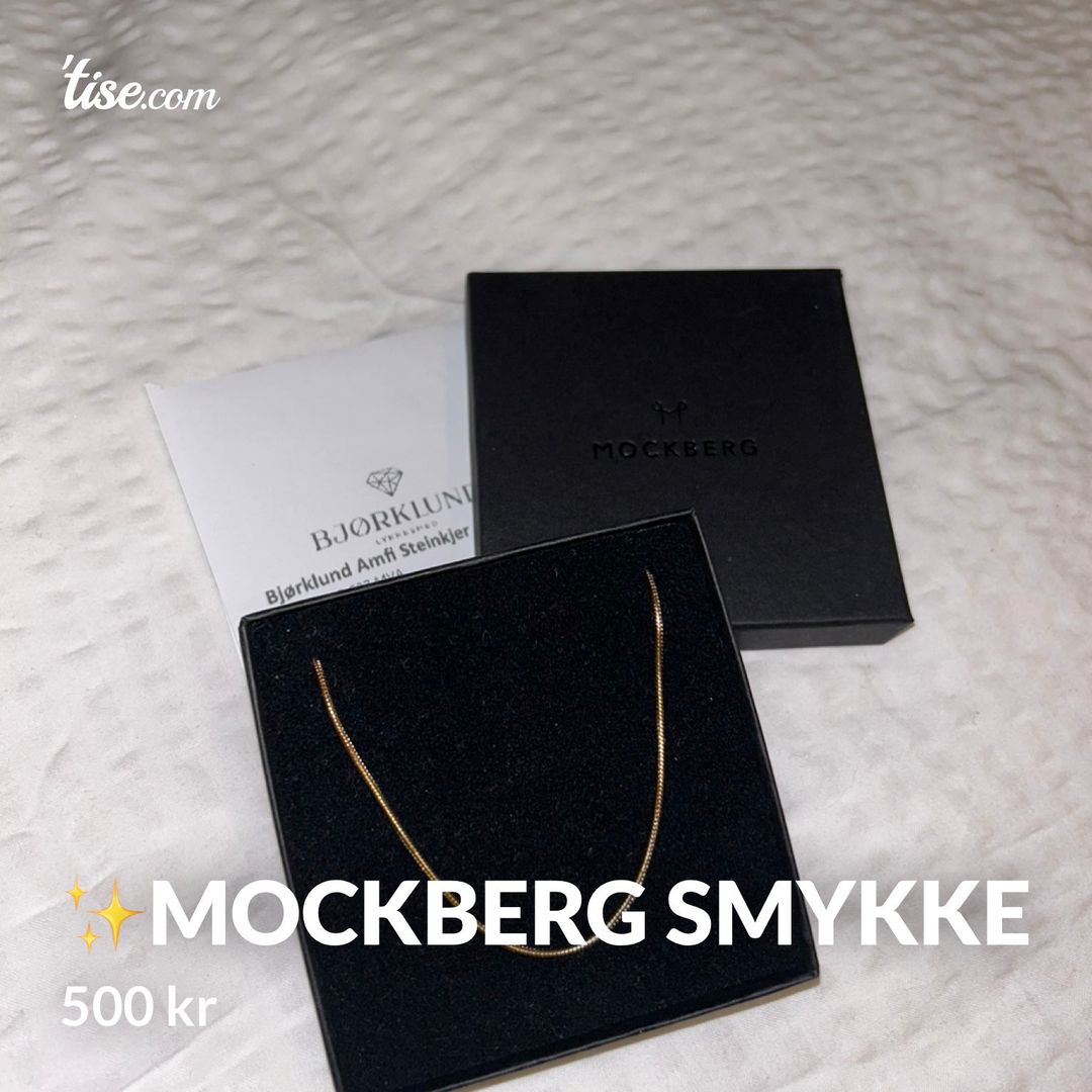 ✨Mockberg smykke