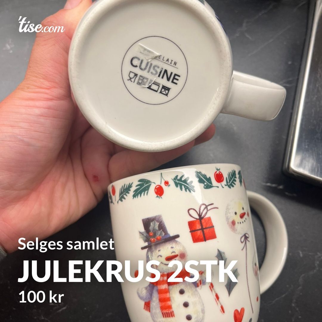 Julekrus 2stk