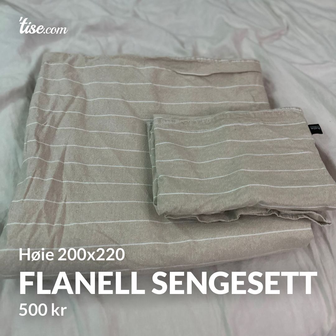 Flanell sengesett