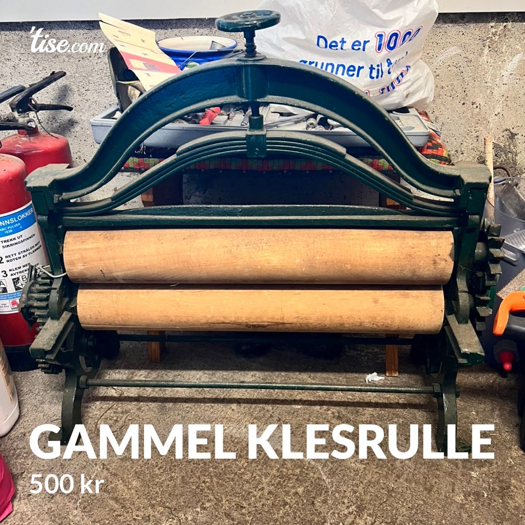 Gammel Klesrulle