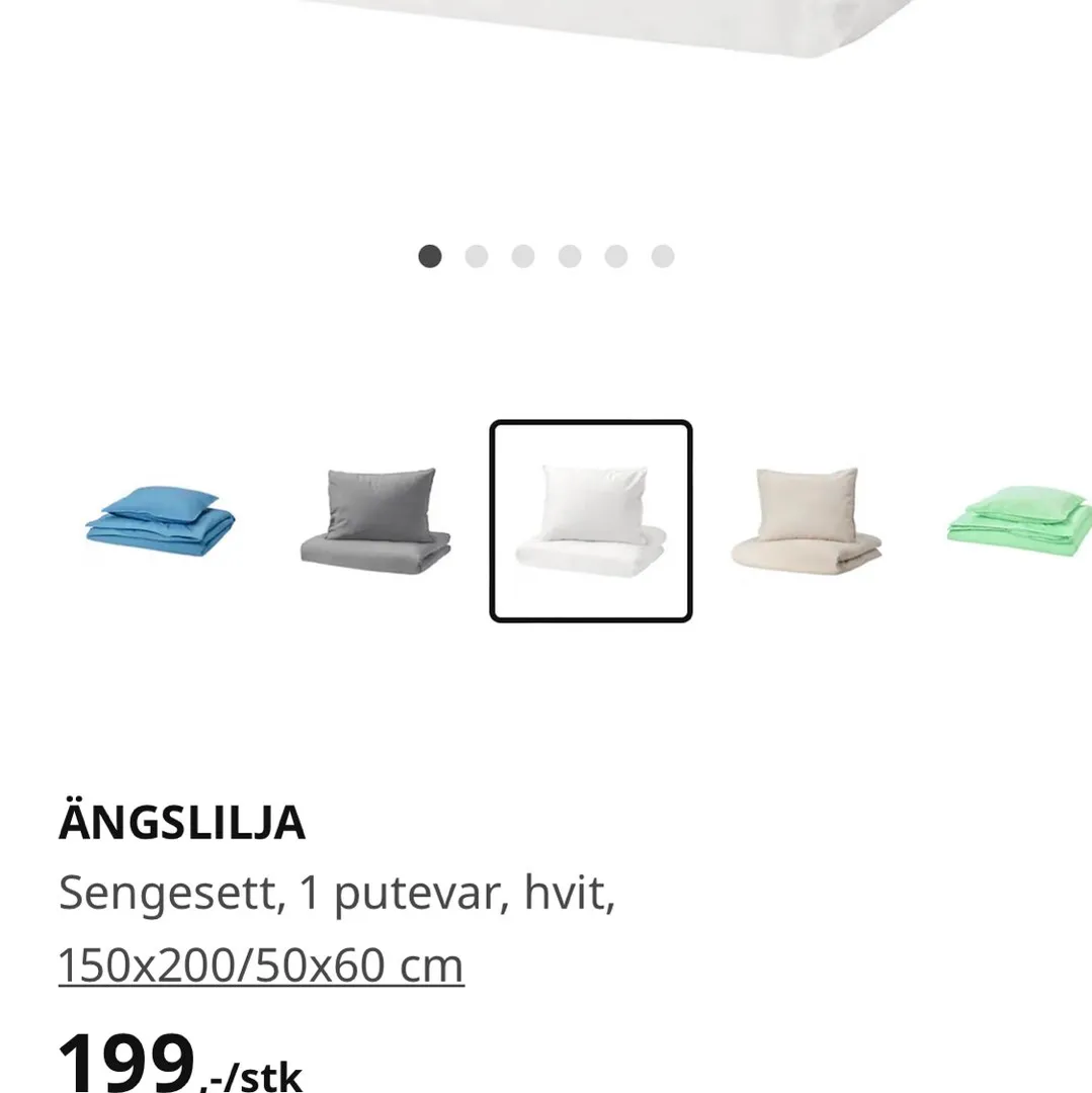 Ikea sengetøy