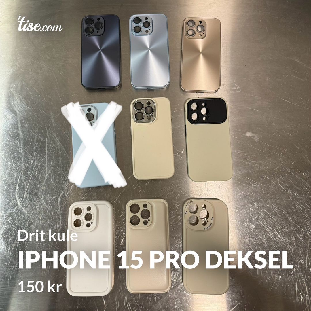 iPhone 15 pro deksel