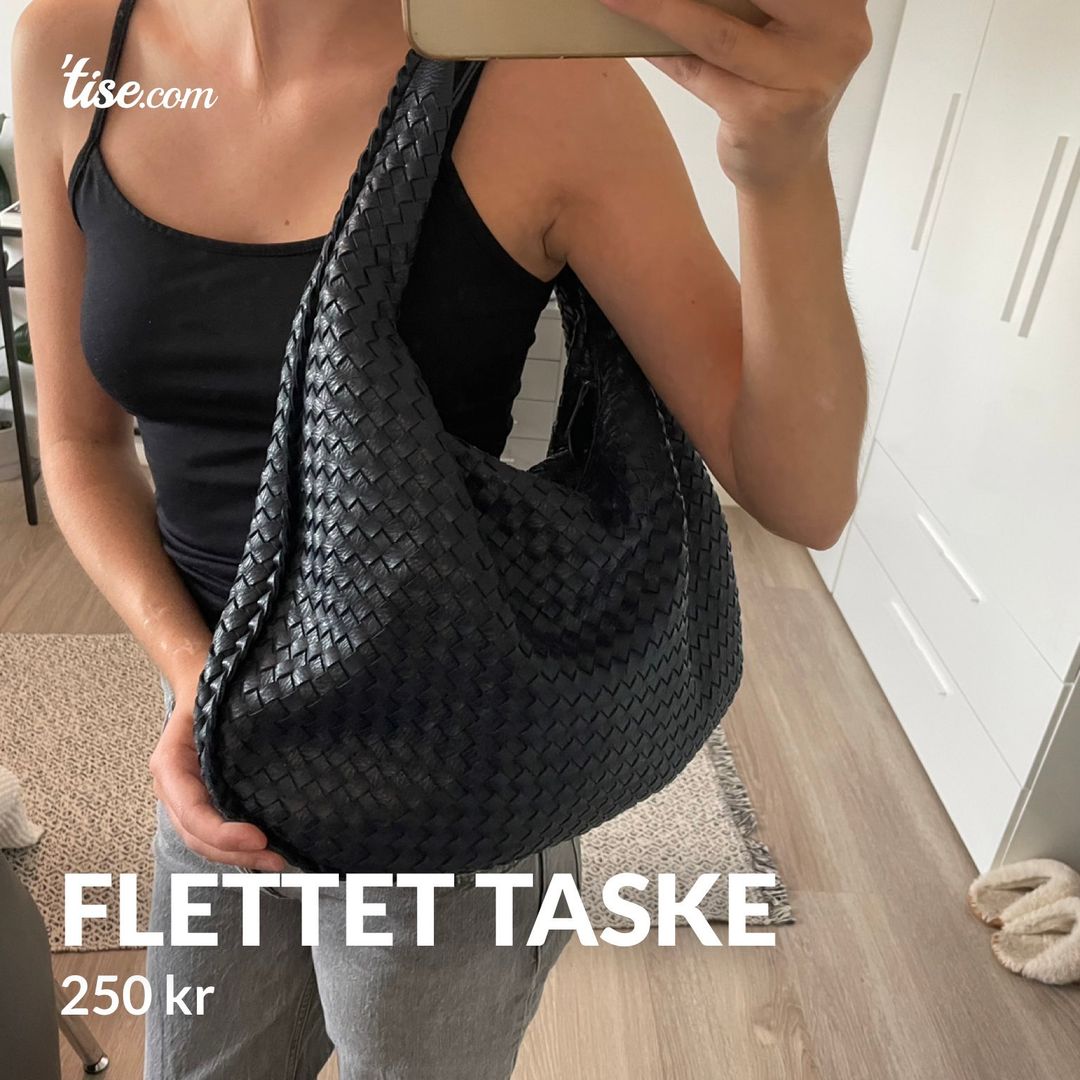 Flettet taske