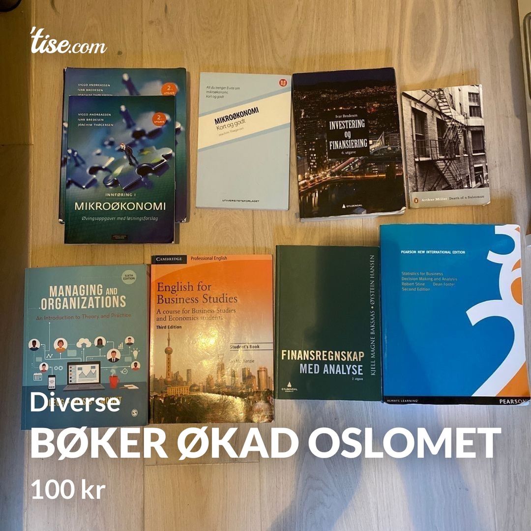 BØKER ØKAD OSLOMET