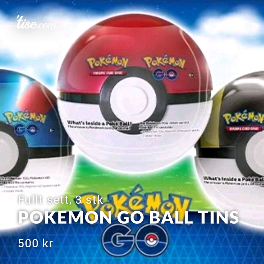 Pokemon GO ball tins
