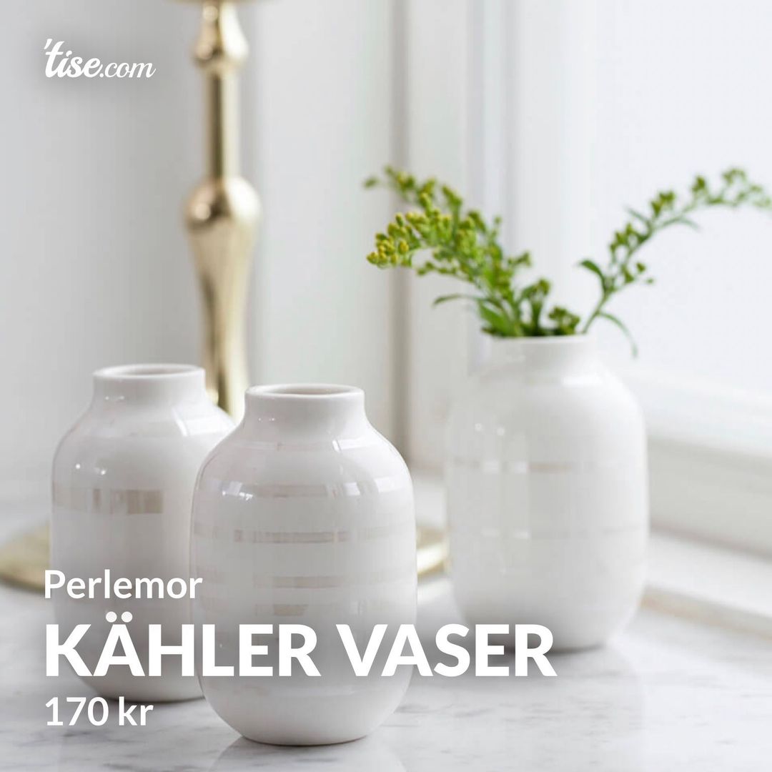 Kähler vaser