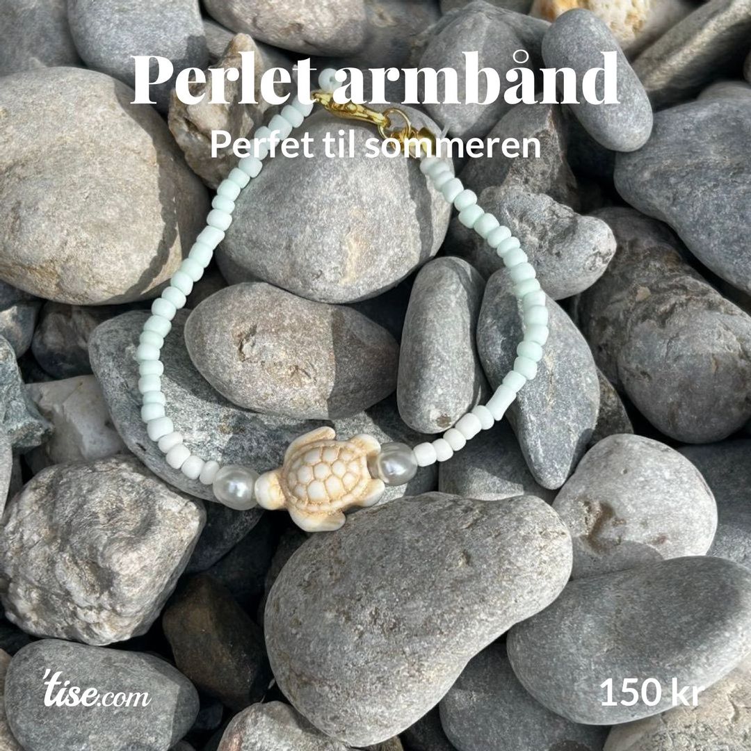 Perlet armbånd