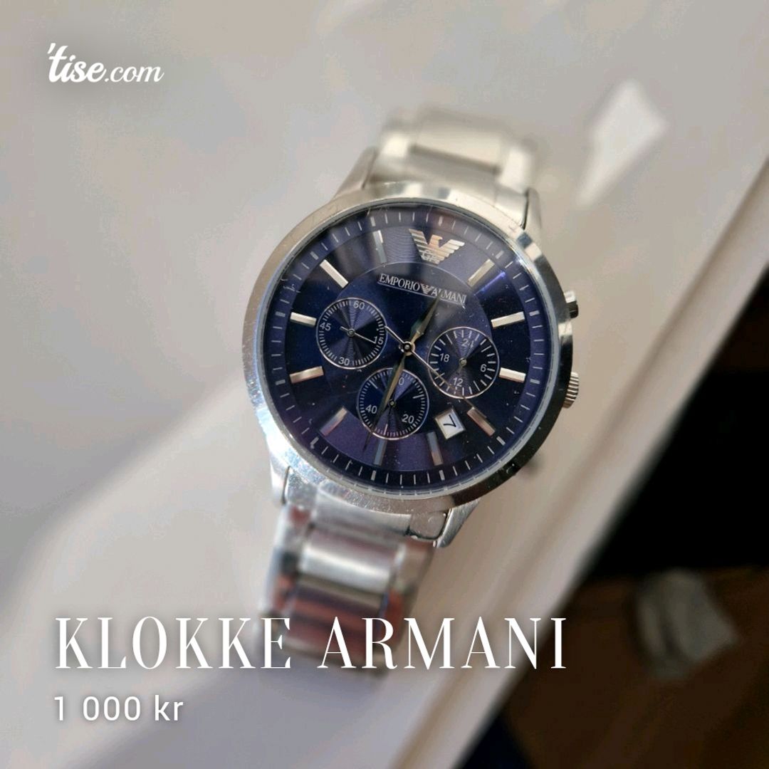 Klokke Armani