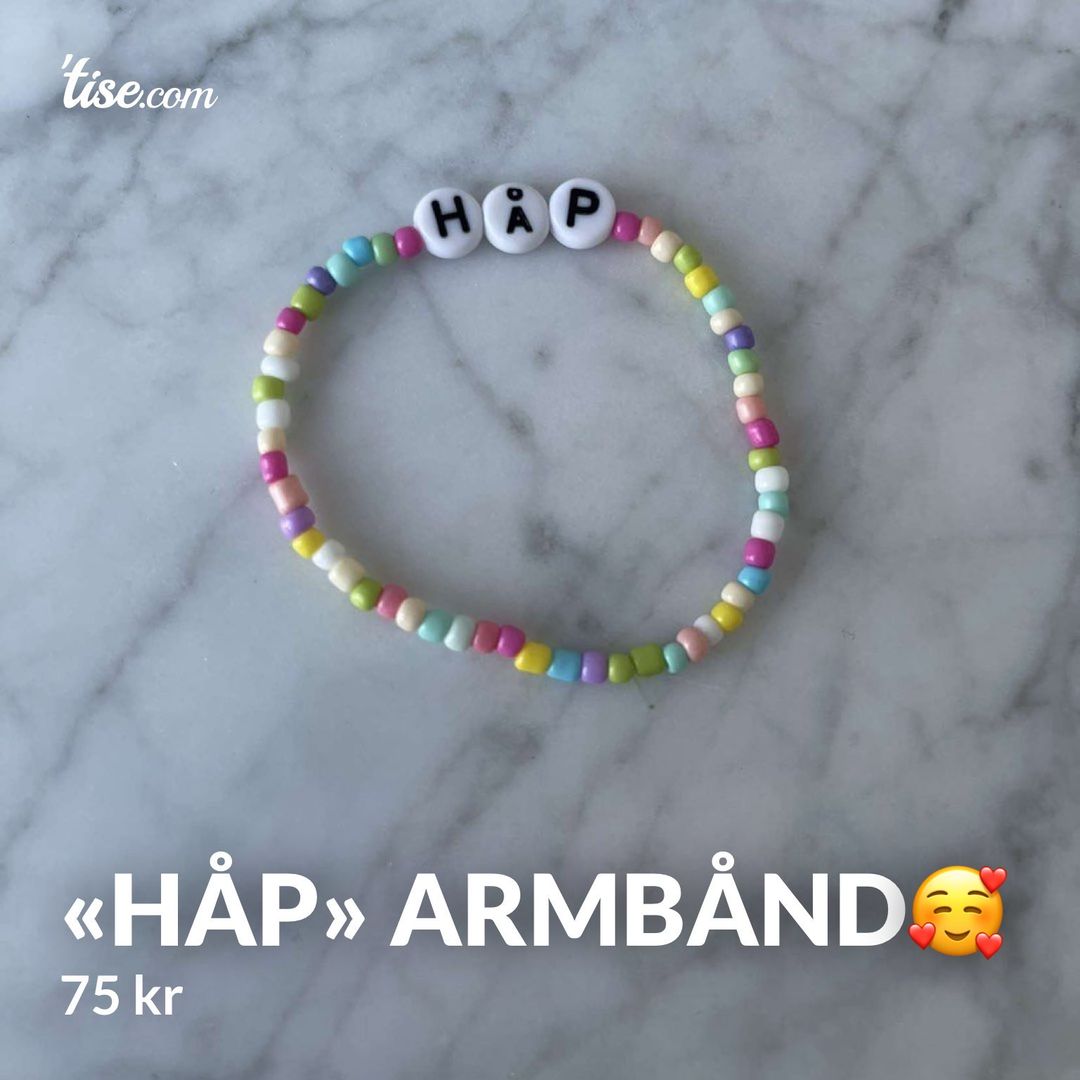 «Håp» armbånd🥰