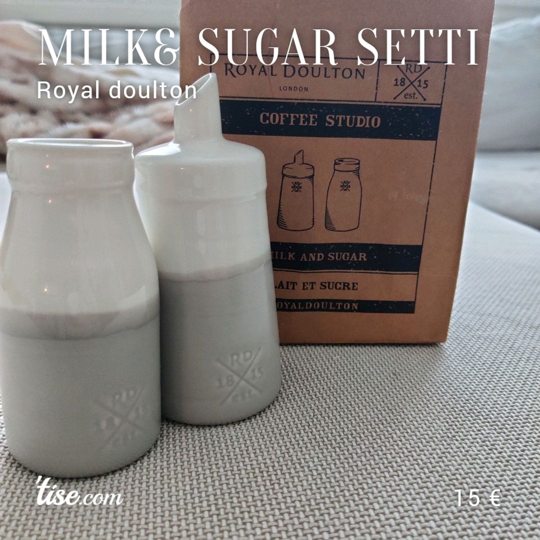 Milk Sugar Setti