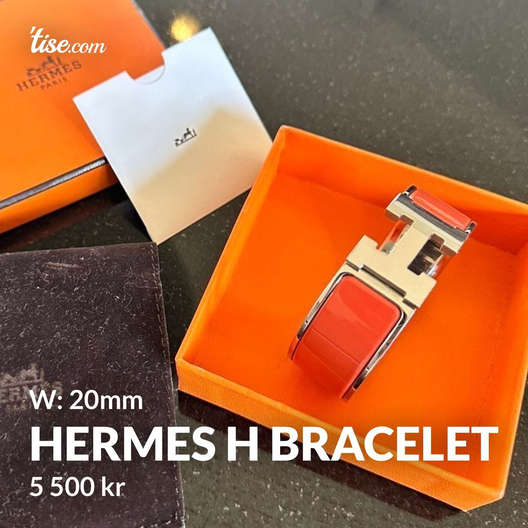 Hermes H bracelet