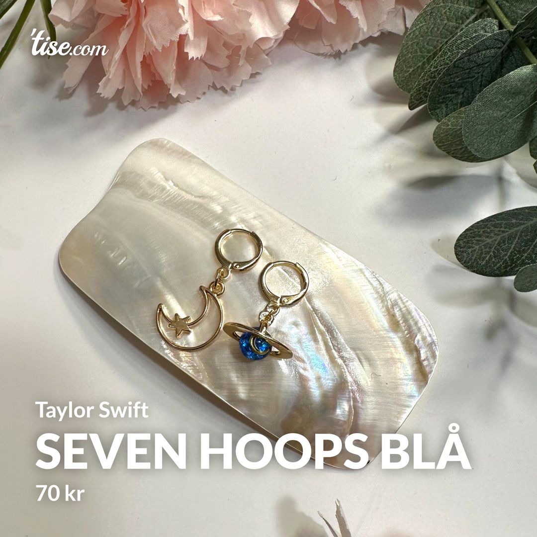 seven hoops blå