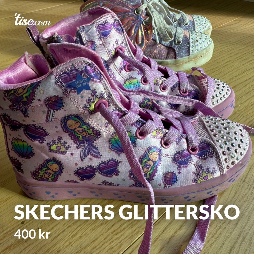 Skechers glittersko