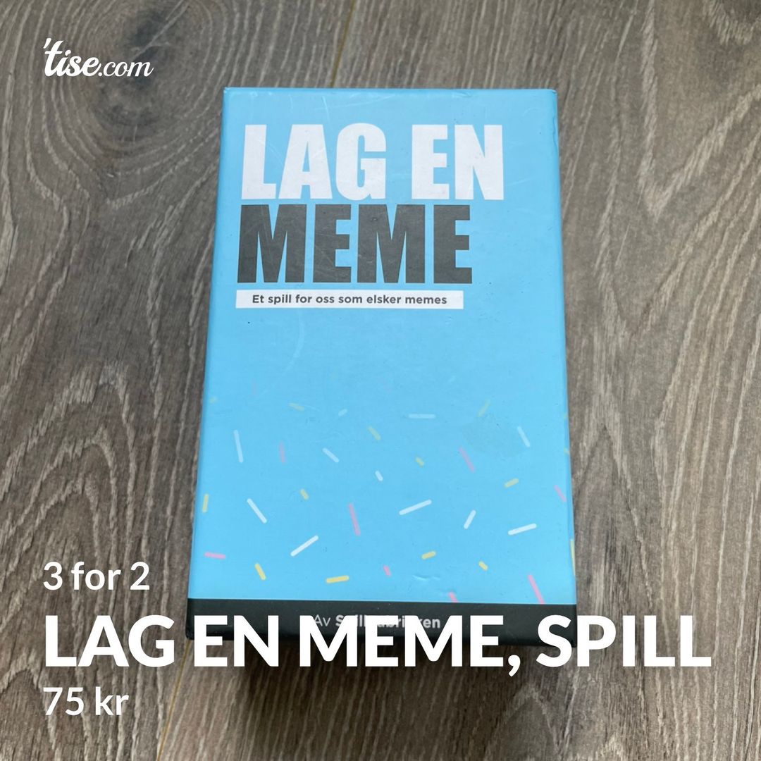 Lag en meme spill