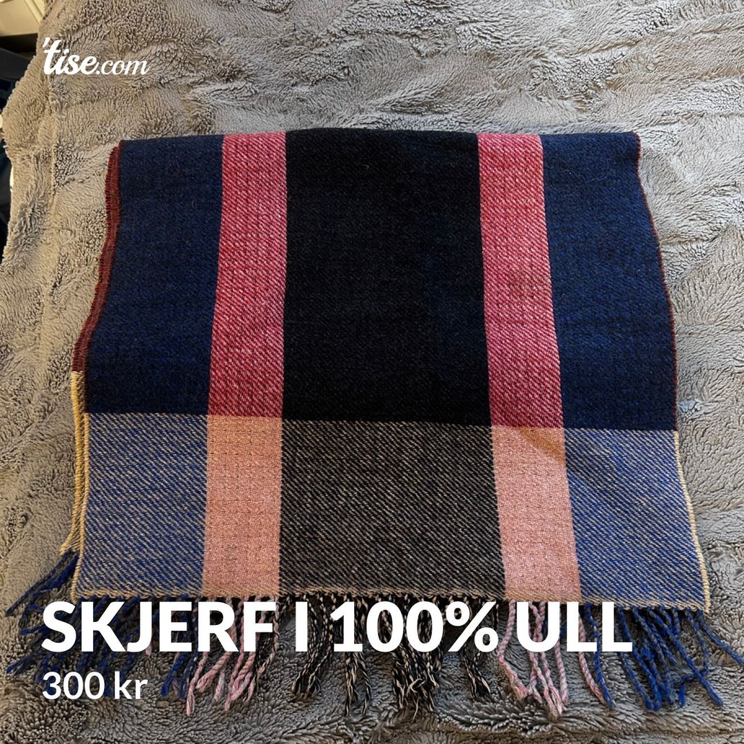 Skjerf i 100% ull