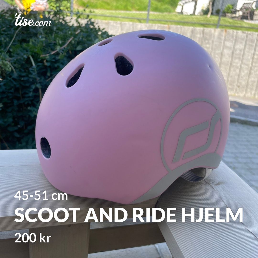 Scoot and ride hjelm