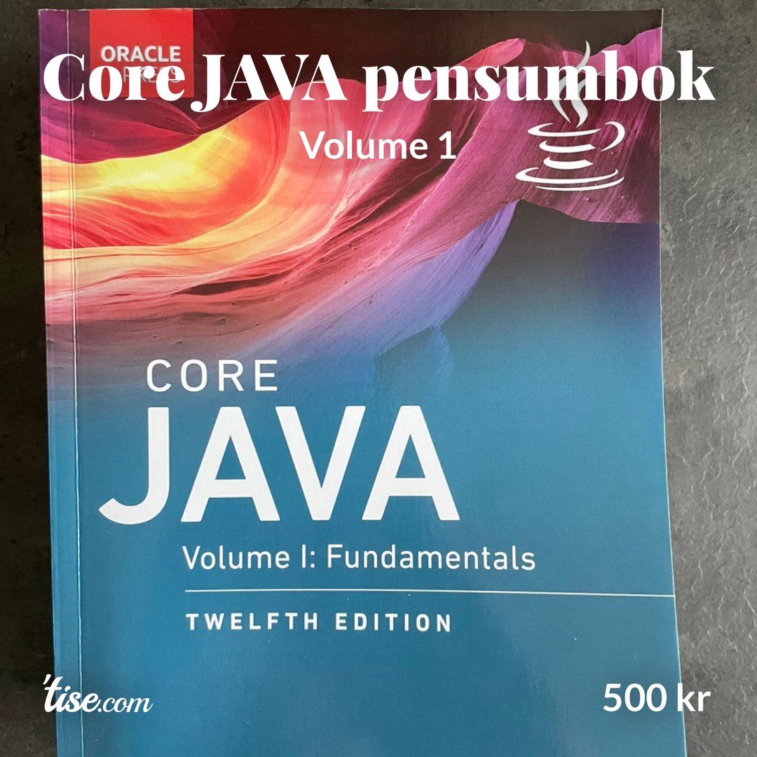 Core JAVA pensumbok