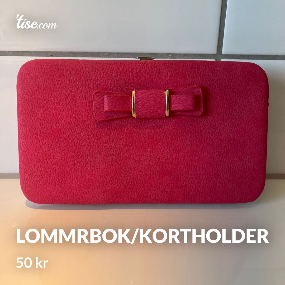 Lommrbok/kortholder