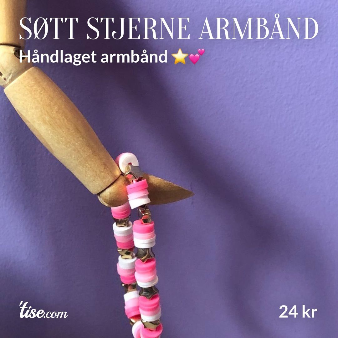 Søtt stjerne armbånd