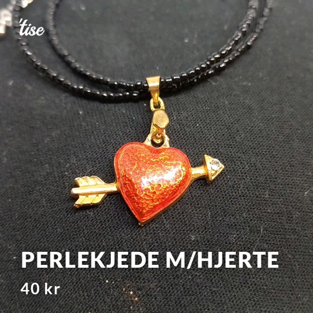 Perlekjede M/hjerte