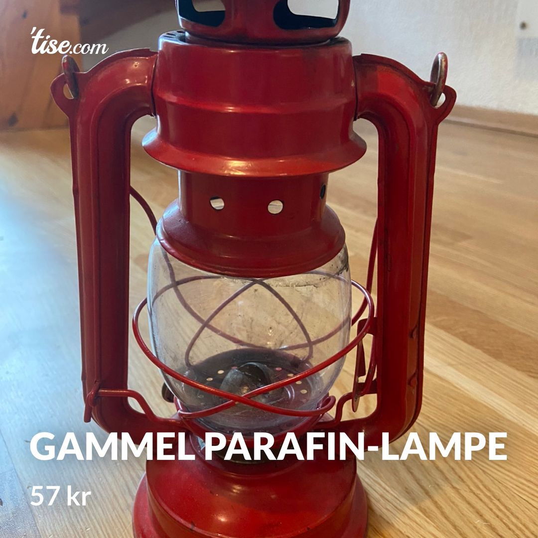 Gammel parafin-lampe