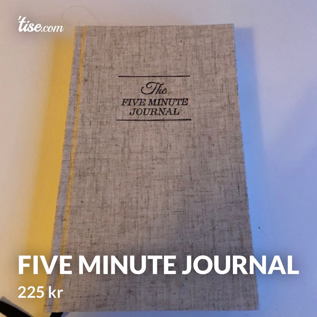 Five minute journal