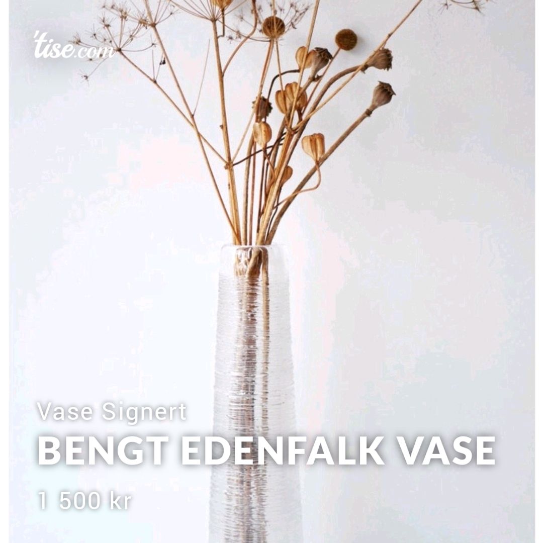BENGT EDENFALK Vase