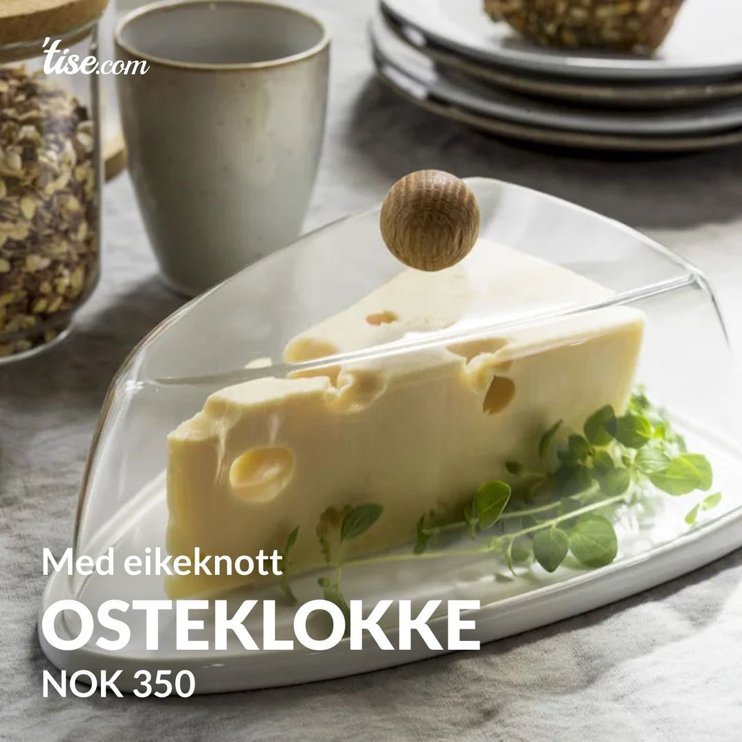 Osteklokke