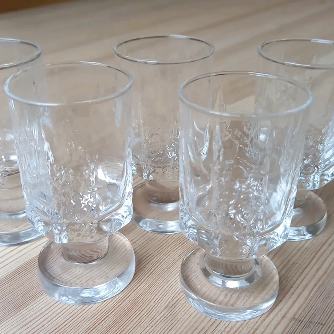 6 X Drammeglass