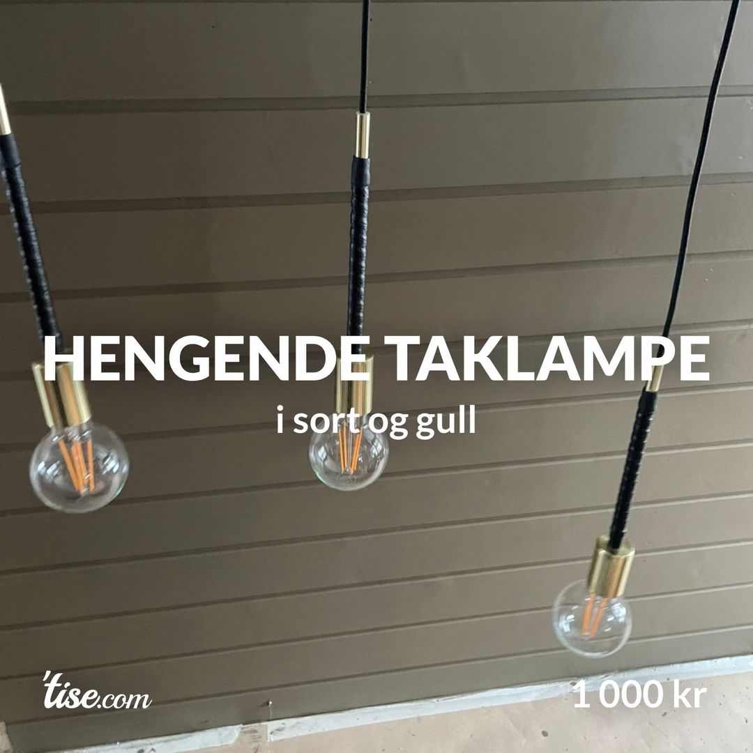 Hengende taklampe