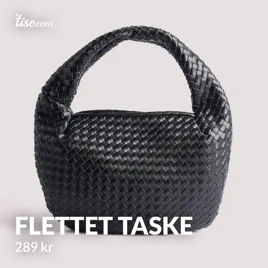 Flettet taske