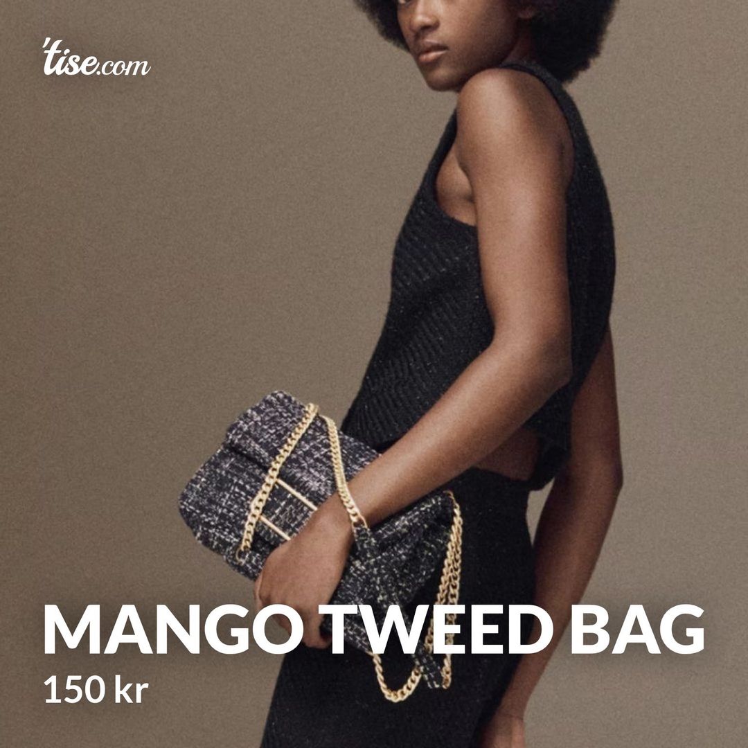 Mango tweed bag