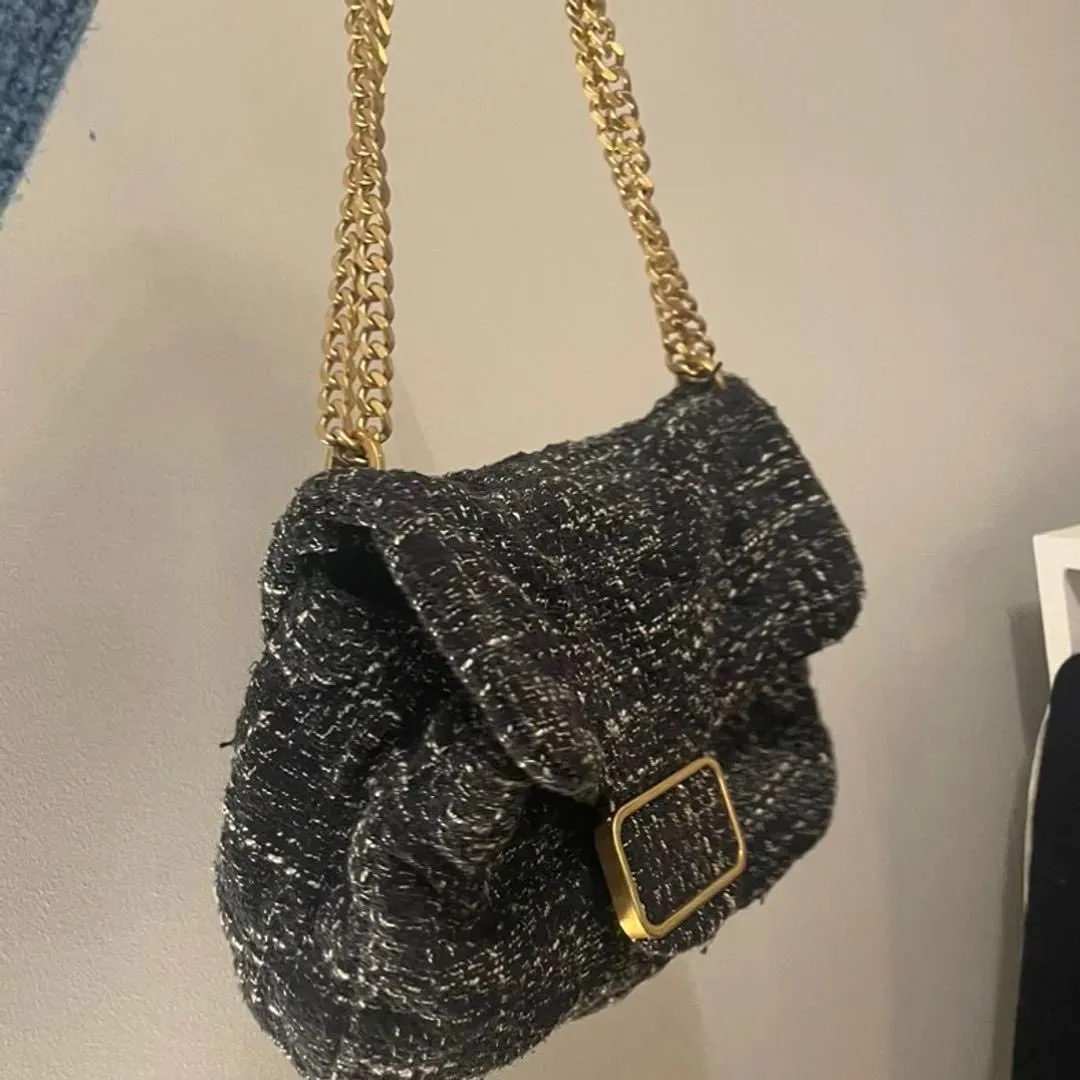 Mango tweed bag