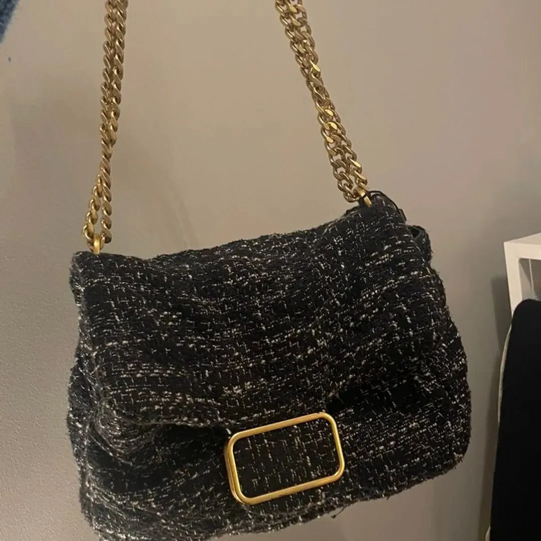 Mango tweed bag