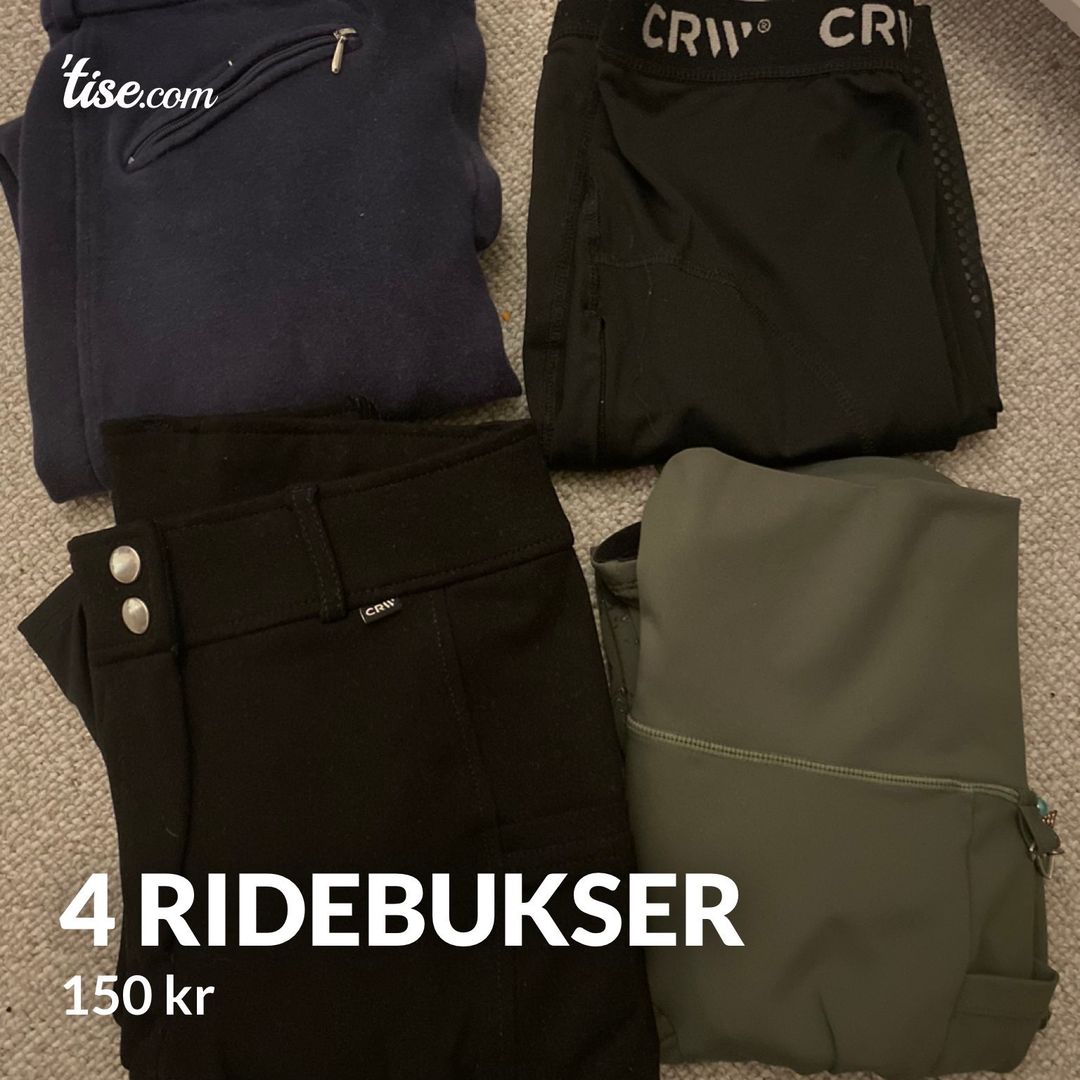 4 ridebukser