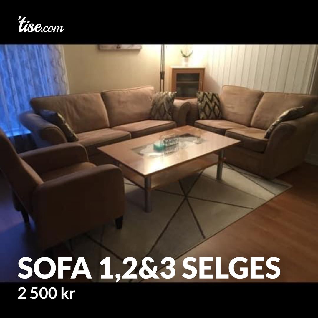 Sofa 123 selges