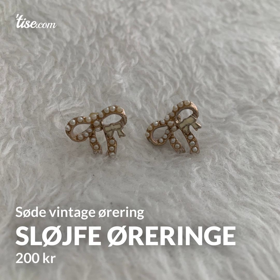 Sløjfe øreringe