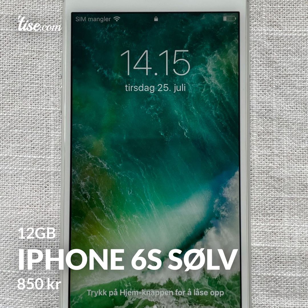 iPhone 6s Sølv