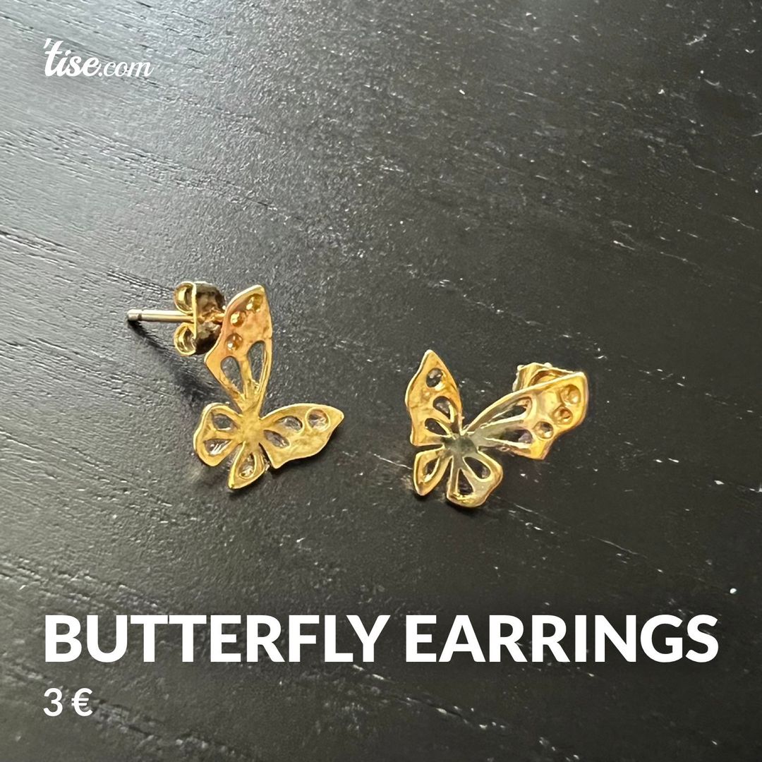 Butterfly earrings