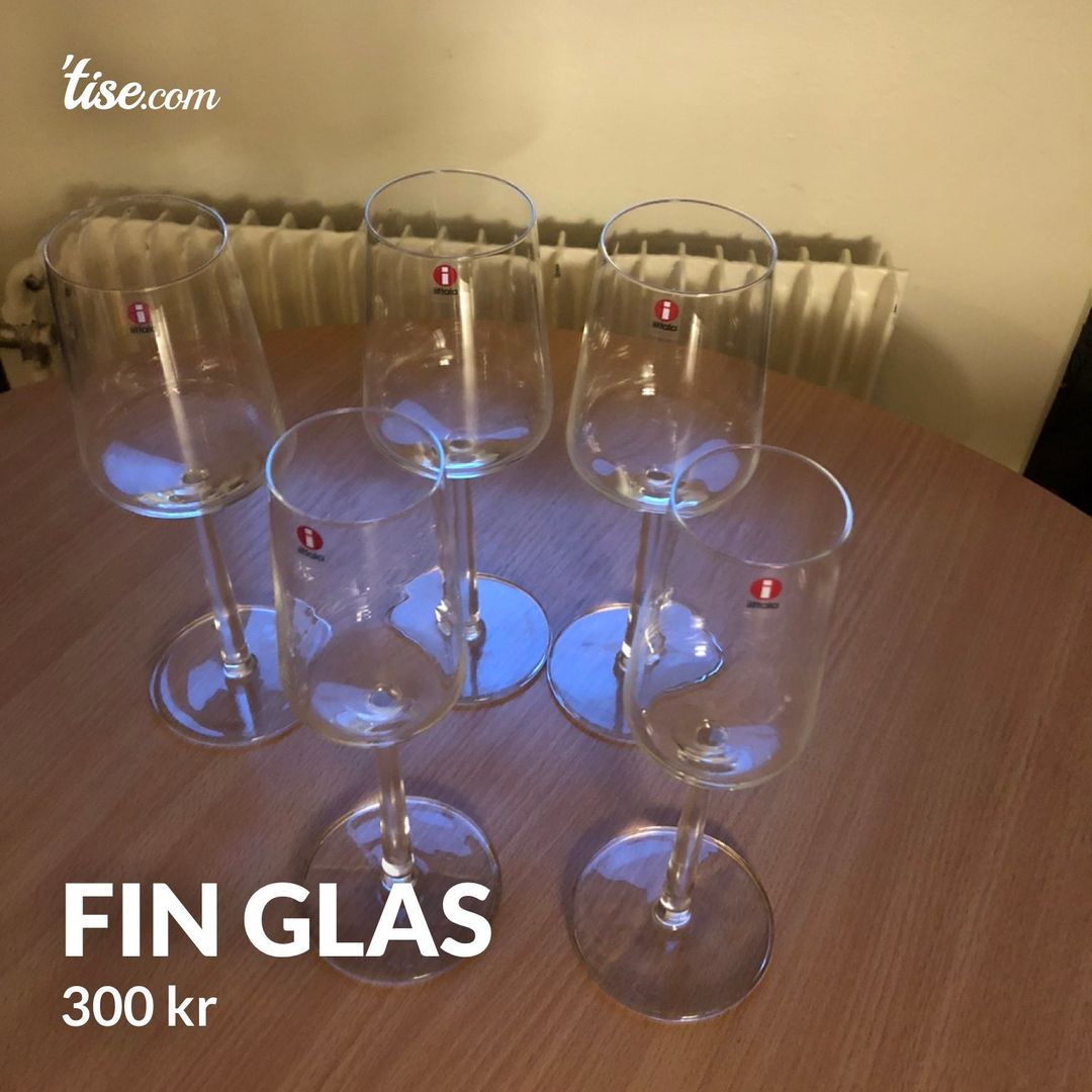 Fin glas