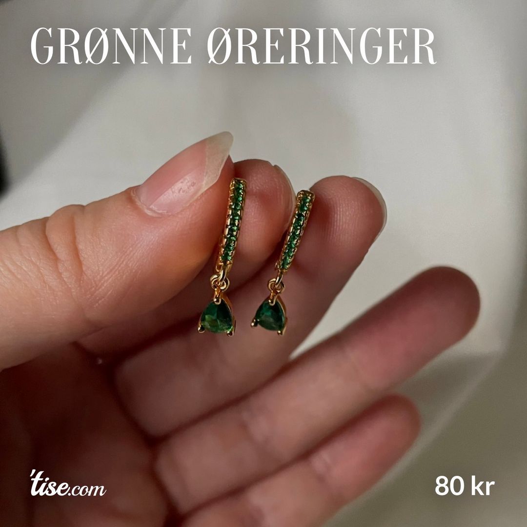 Grønne øreringer