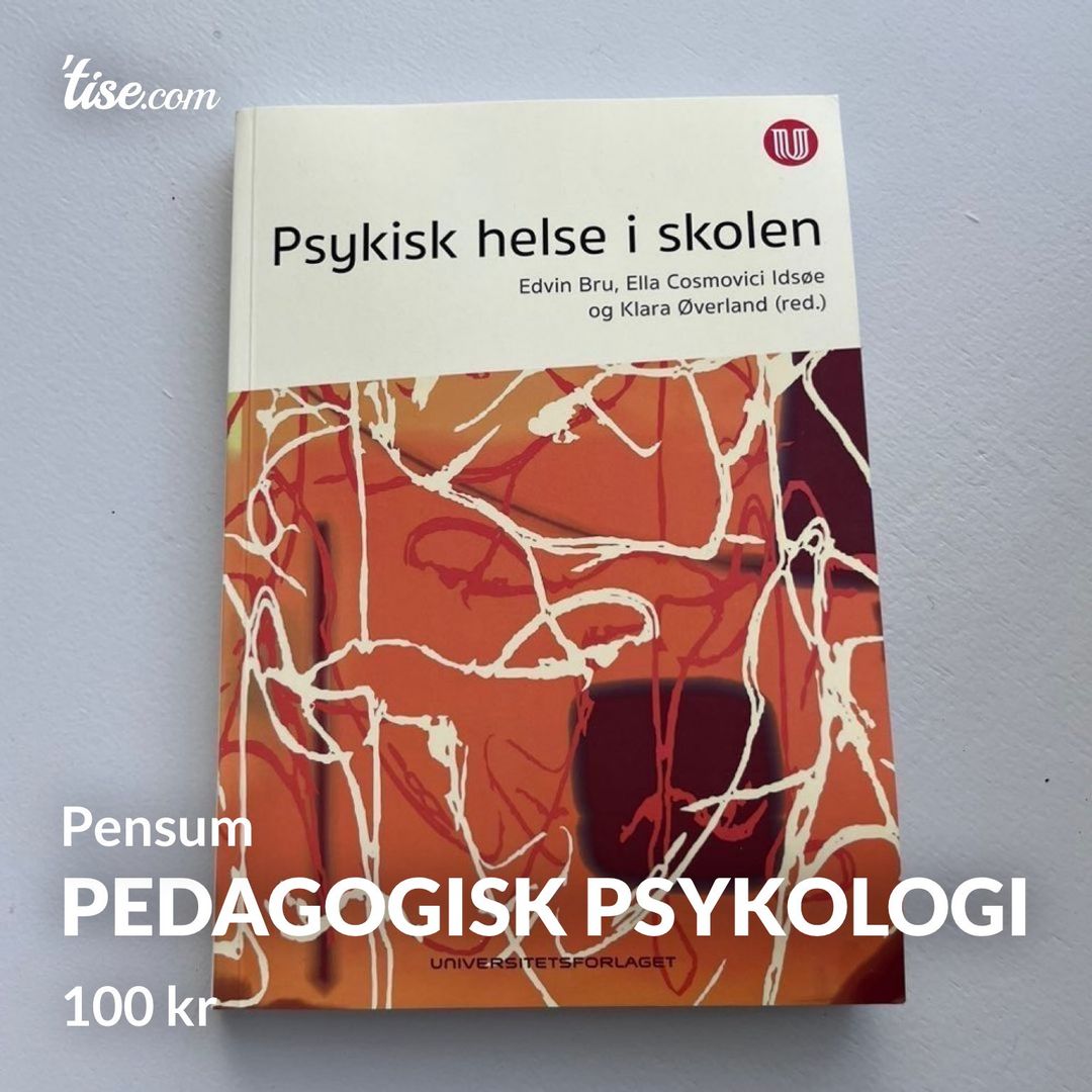 Pedagogisk psykologi